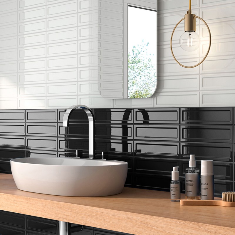 7.5X30 GALLEY BLACK SHINY