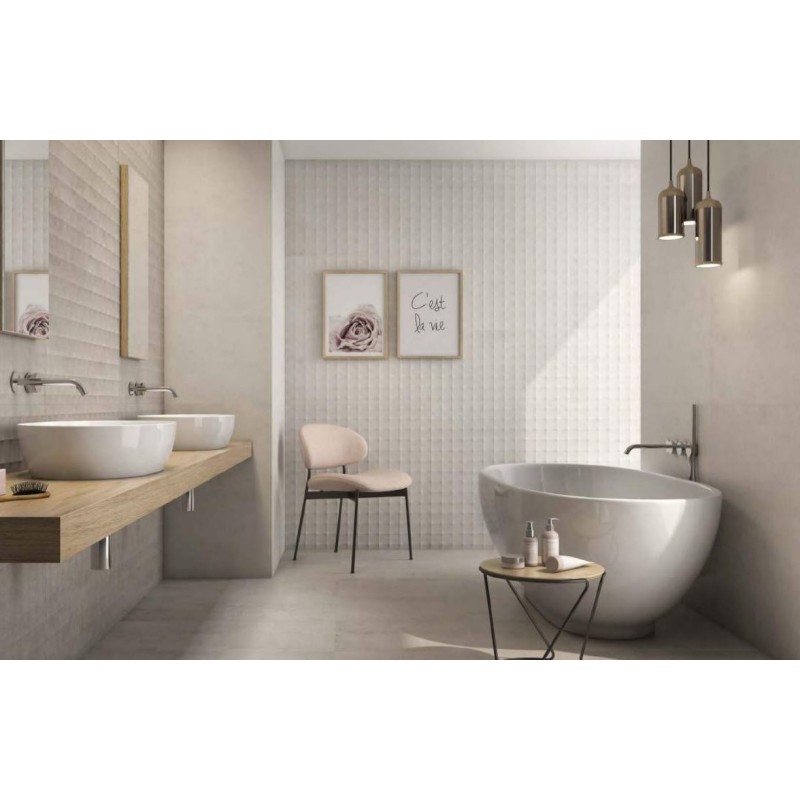 45X90 DUOMO WHITE DECOR RECT